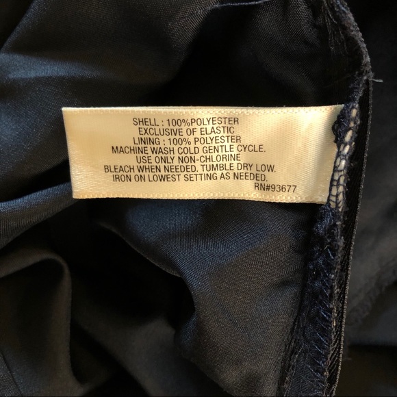 I <3 Ronson Navy Sleeveless Ruffle Front Dress - Picture 9 of 10